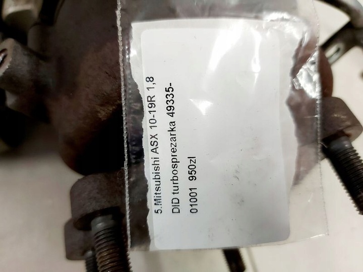 фото №7, Mitsubishi asx 1 i 1.8 did турбонагнітач турбіна 49335-01001