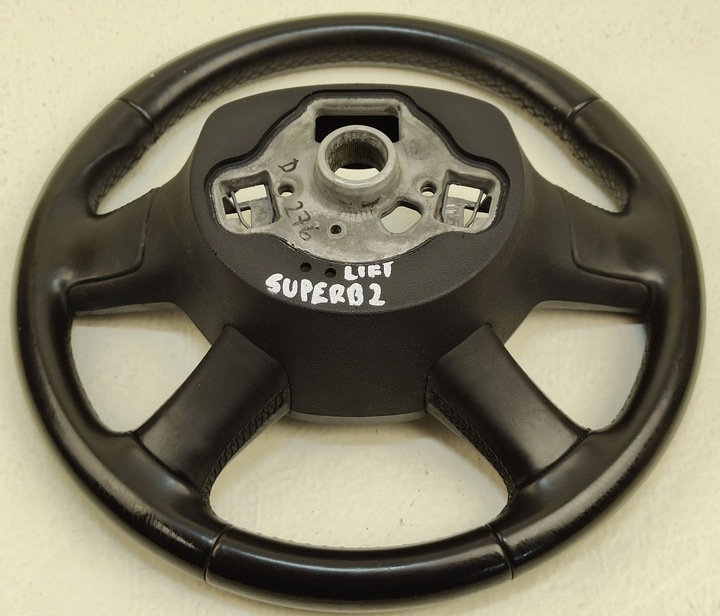 фото №7, Skoda супер 2 ii рестайлинг руль кожаный мультифункция 3t0419091ah