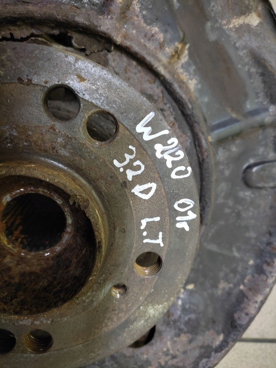 фото №5, Mercedes w220 3.2 cdi поворотный кулак ступица левый зад