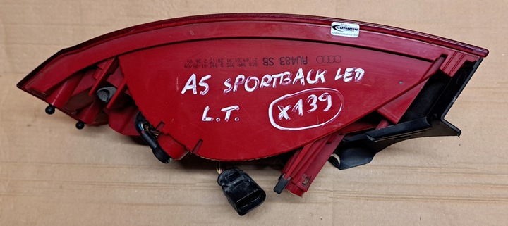 фото №8, Audi a5 8t sportback лампа задняя левая 8t8945095d x139