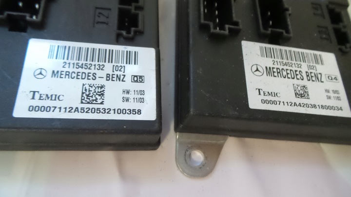 фото №7, Модуль комфорту 2115452132 temic w211 mercedes