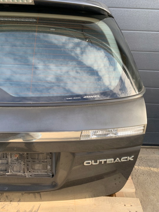 фото №6, Subaru outback iii 3 рестайлинг универсал крышка багажника комплектная 65z