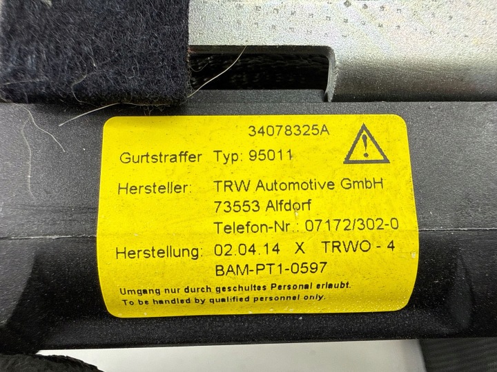 фото №10, Заднє pas безпеки права сторона volvo s60 39818855