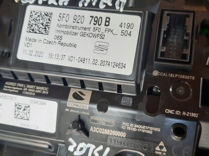 фото №5, Cupra ateca 2.0tsi спидометр виртуальный cockpit европа