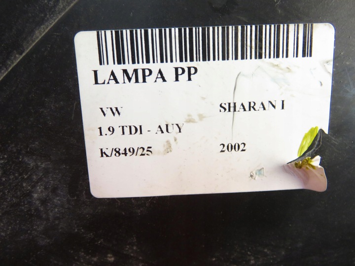 фото №11, Лампа права передня vw sharan i 7m3941018