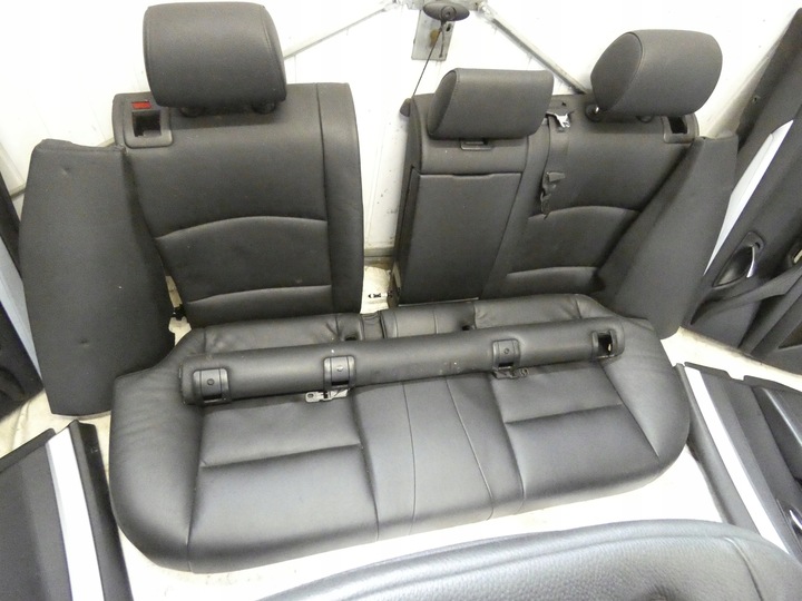 фото №8, Bmw f11 сидіння диван чорна шкіра підігрів uk обшивка дверей