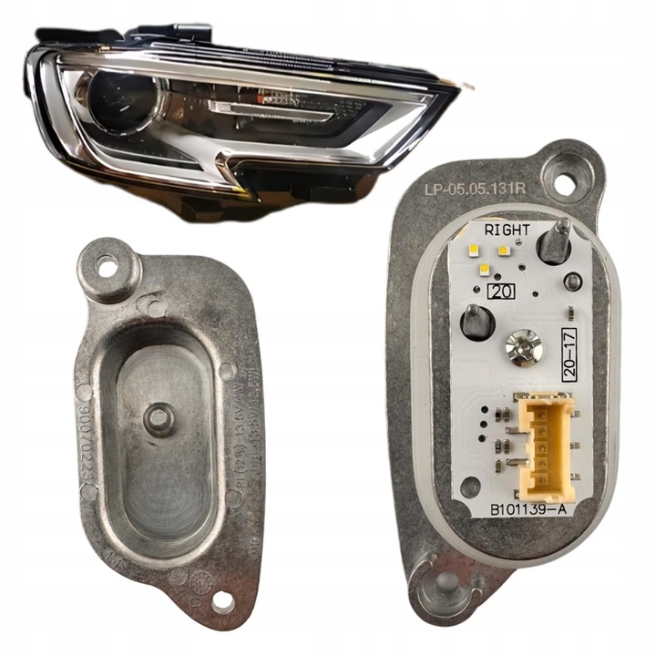 фото №2, Модуль led jeż drl света дневных лампа ксенон do audi a3 8v fl 8v0998474
