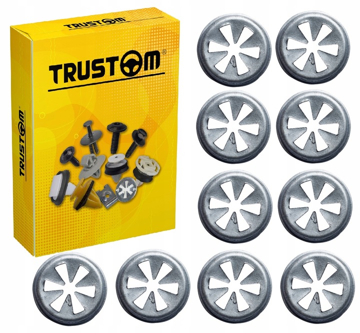 фото №1, 10x пластина кліпса колісна арка do ford c-max fiesta focus kuga mondeo transit