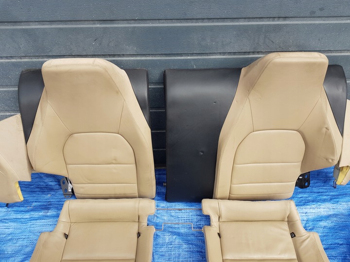 фото №11, Mercedes w207 c207 купе сиденья диван обшивки комплект кожа