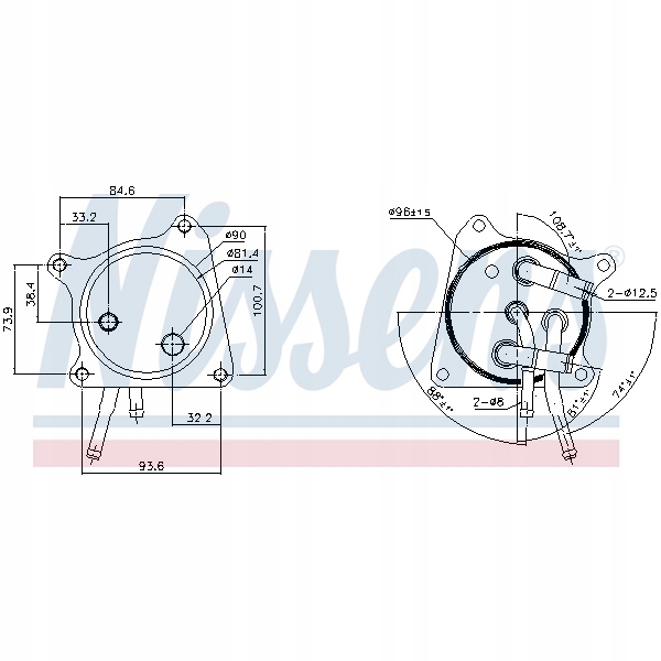 фото №2, Nissens 91119 радіаторів масла, автоматична трансмісія