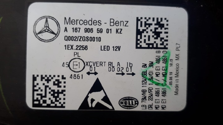 фото №6, Mercedes gls w167 повний led фара передня