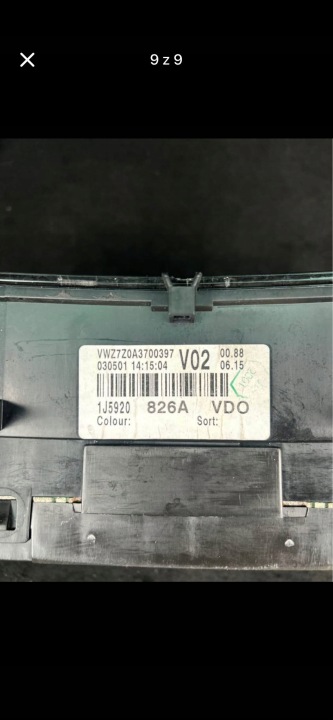 фото №9, Спидометр vw golf iv 4 bora бензин 1/2fis 1j5920826a