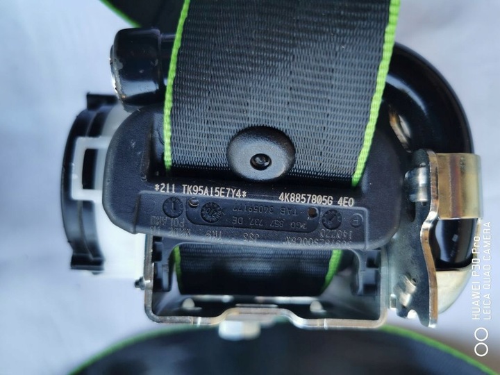 фото №5, Audi a6 c8 a7 c8 ремені безпеки перед i зад зелений край комплект 4k8