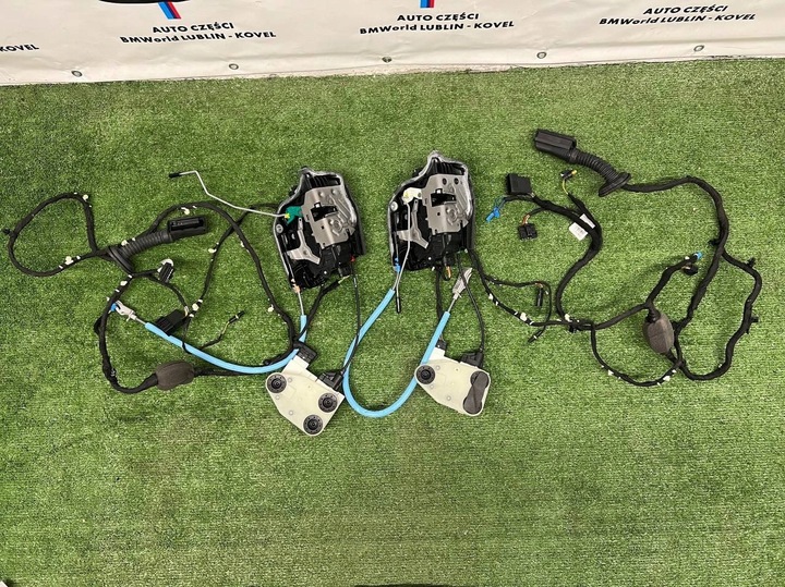 фото №4, Bmw g05 g07 g06 x5 x7 замок двері ліві праві + доводчик + джгут комплект