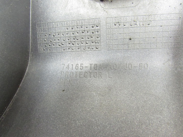 фото №10, Honda cr-v crv iv 12-15 молдинг накладка крыльев левые перед 74165-t0a-a0