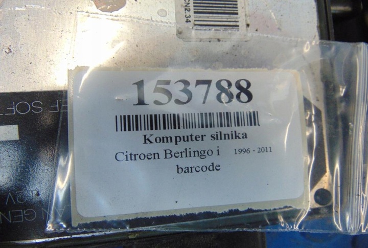 фото №8, Citroen berlingo i 1.9d dw8 комп'ютер двигуна 9650360480