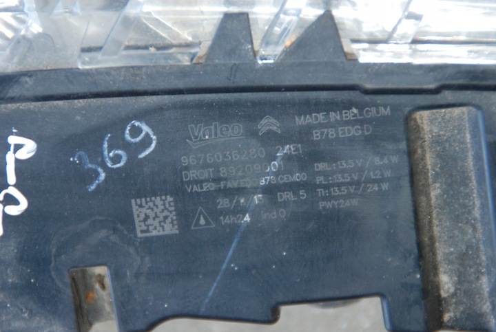 фото №4, Citroen c4 picasso ii лампа led l / p