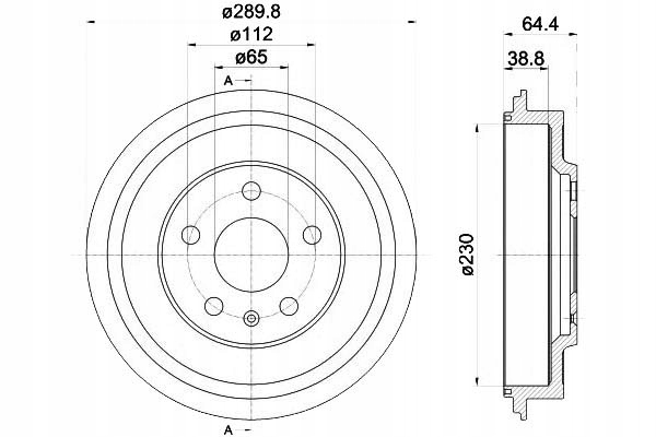 фото №1, Textar барабаны тормозные vw зад jetta 1,2-2,0 tsi 10