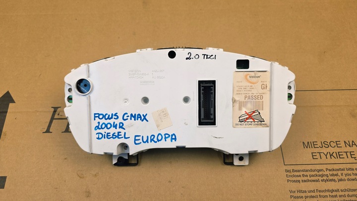 фото №13, Ford c-max mk1 03-07 r. focus mk2 спидометр 1.6 1.8 2.0 tdci дорестайлинг европа