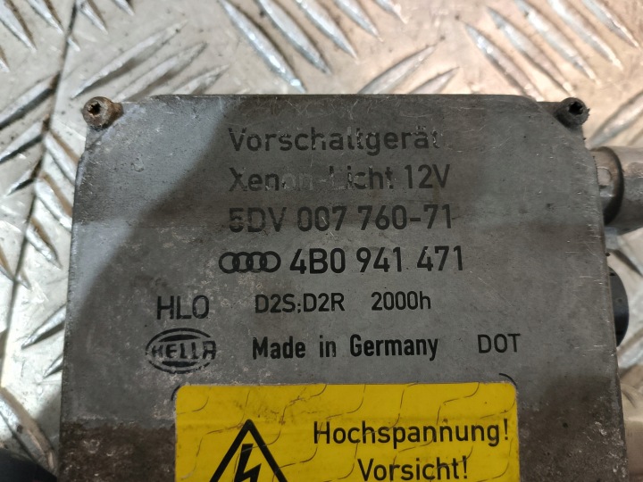 фото №5, Блок розжига ксенона оригинал audi a6 c5 hella 5dv007760-71 4b0941471