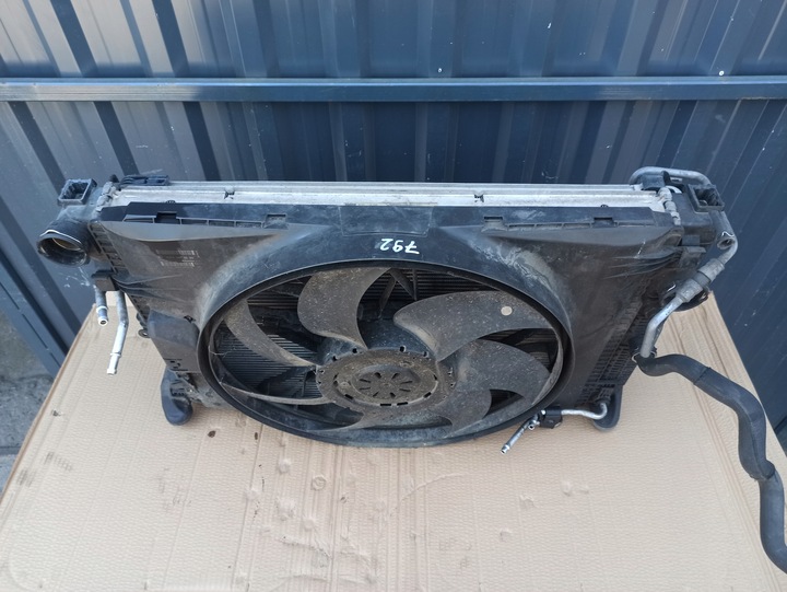 фото №13, Комплект радіатор води клімат вентилятор mercedes glk x204 3.0cdi