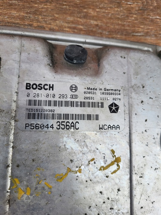 фото №10, Jeep grand cherokee wj 99-04 2.7 crd компьютер набор карта