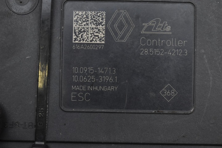 фото №4, Блок управления abs 476600078r 10.0220-0655.4 dacia доккер 1.6 sce 102 km 12-17