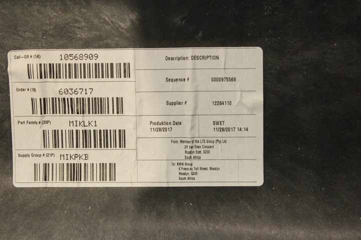 фото №5, Тунель середній підлокітник синя bmw g01 x3