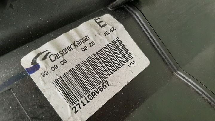 фото №9, Обігрівач повітродувка nissan primera p12 рестайлінг 2.0