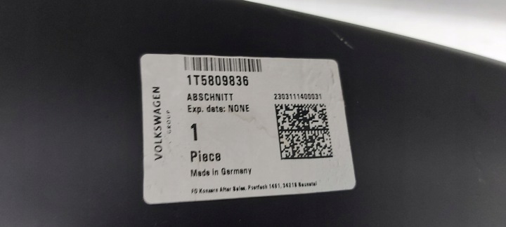фото №7, Обшивка bok стійка праве vw id buzz 1t5809836 новий оригінал