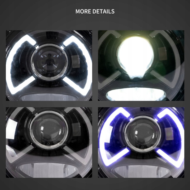фото №10, Фара лампи 9'' led vland jeep wrangler jl 2018-23