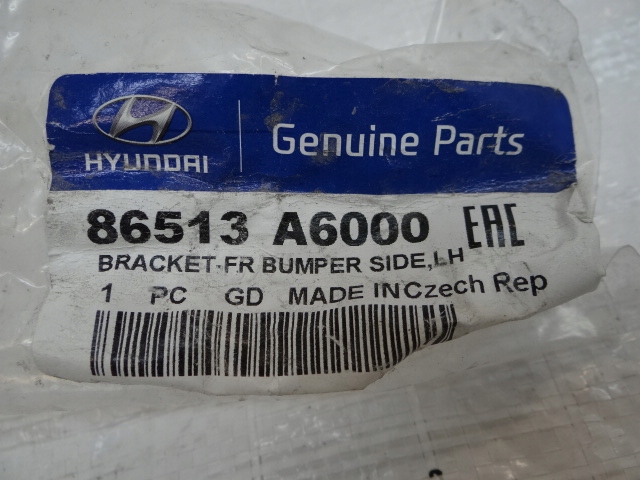 фото №7, Hyundai i30 ii левое кронштейн  крепление бампера передней перед 86513 a6000