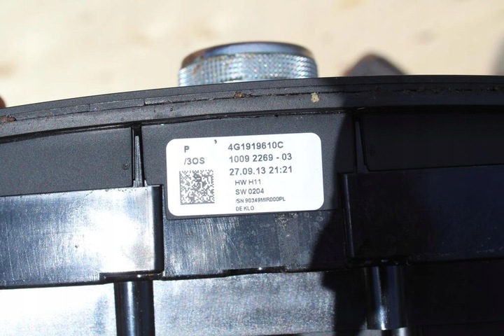 фото №8, Панель керування mmi audi a6 c7 4g1919610c