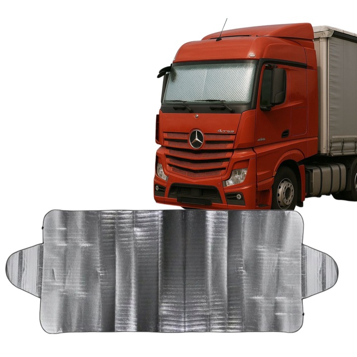 фото №9, Коврик солнцезащитная na стекло автомобиля tir автобус suv kamper 200x100+2klapki