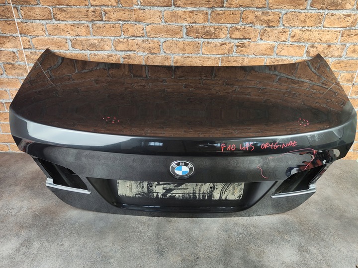 фото №15, Крышка зад задняя багажника bmw 5 f10 чёрный sapphire 475