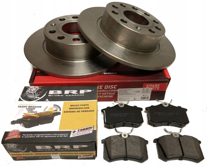 фото №12, Тормозные диски тормозные колодки зад a3 seat altea toledo leon vw golf 5 6 octavia 2