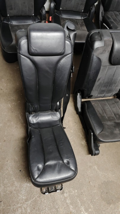 фото №7, Сиденья обшивки 7 человек алькантара электрические подогрев mercedes r класс w251