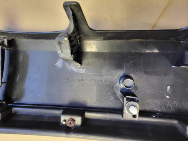 фото №11, Накладка планка хром захист кришки задньої mitsubishi outlander 3 iii рестайлінг оригінальний номер