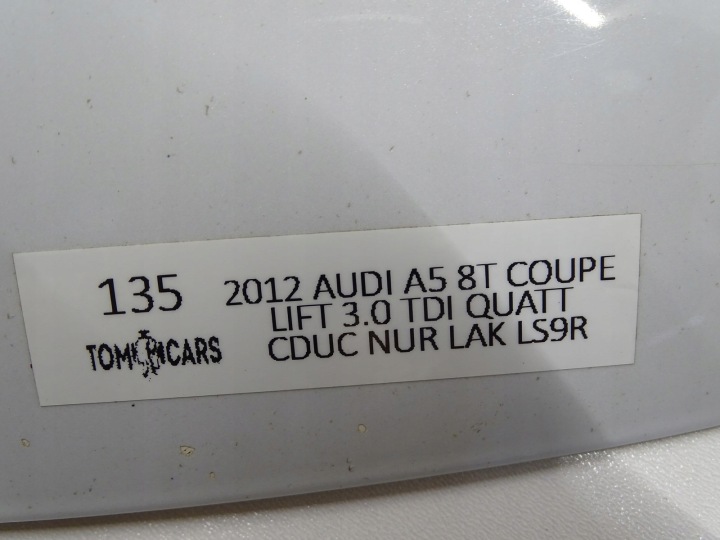 фото №10, Капот крышка двигателя audi a5 8t купе рестайлинг 12-15r ls9r