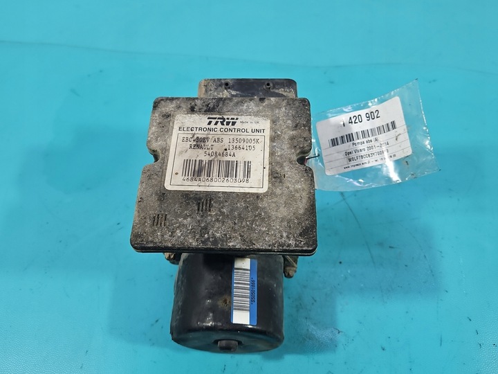 фото №8, Насос abs opel vivaro 8200184211 91169033 13664105 13509005k 54084684a