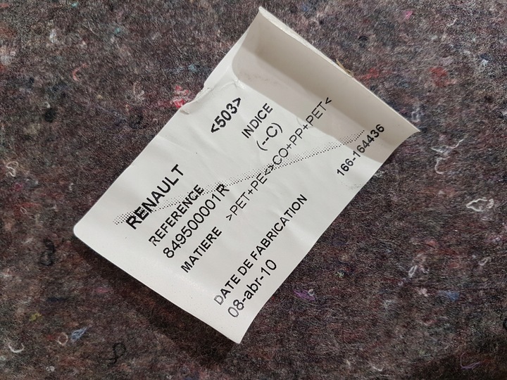 фото №5, Боковина багажника праві зад renault megane iii hb надбудова інтер'єру багажник