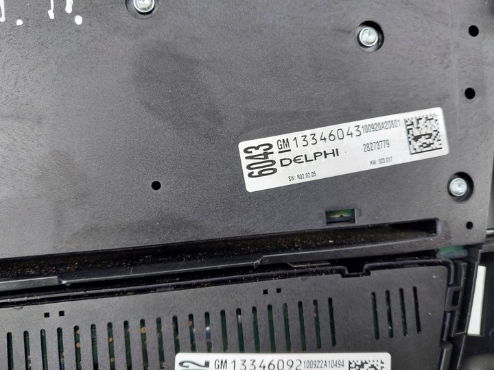 фото №12, Радіо дисплей панель cd 400 20983513 13277072 13346043 opel meriva b