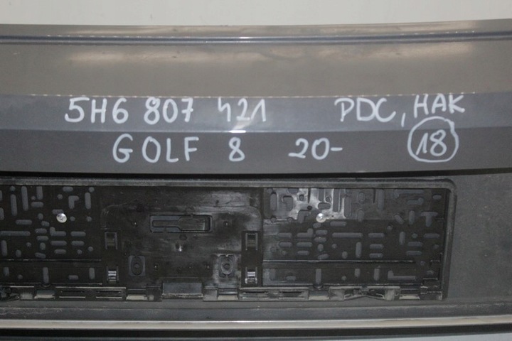 фото №13, Бампер зад задний vw golv viii 4xpdc 5h6807421