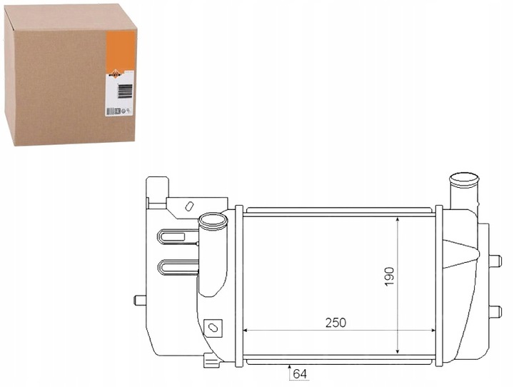 фото №1, Nrf інтеркулер toyota