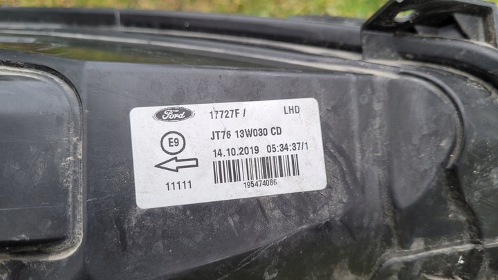 фото №7, Лампа левая перед передняя ford transit courier лампа ford tourneo courier