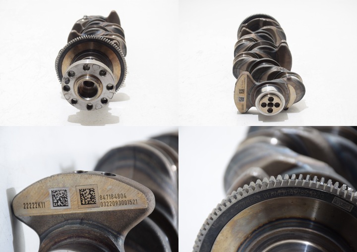 фото №13, Bmw g60 g61 520d 520dx 523d b47d20b b47p dół двигателя wał коленчатый блок поршень