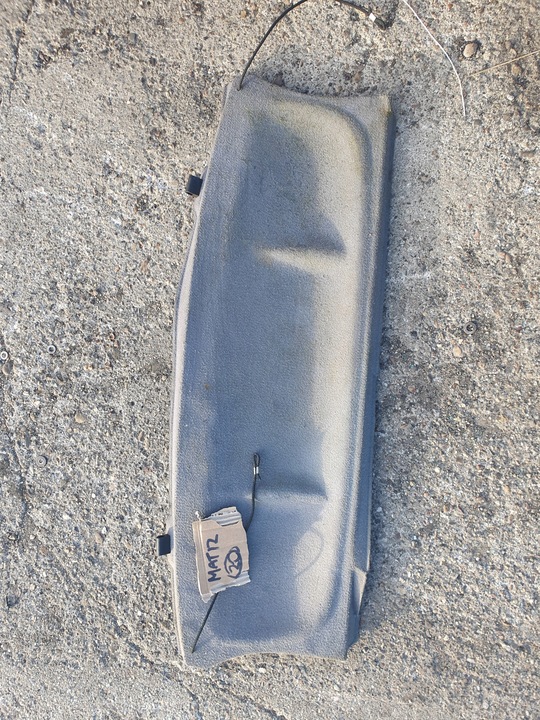 фото №9, Полка задняя багажника skoda fabia i 1 4d chb тёмное серый чёрная