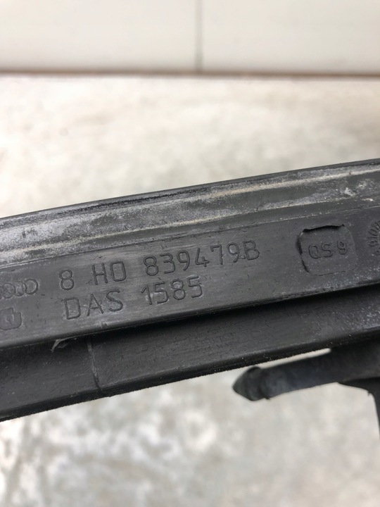 фото №7, Прокладка скла лівий зад audi a4 b6 cabrio 8h0839479b