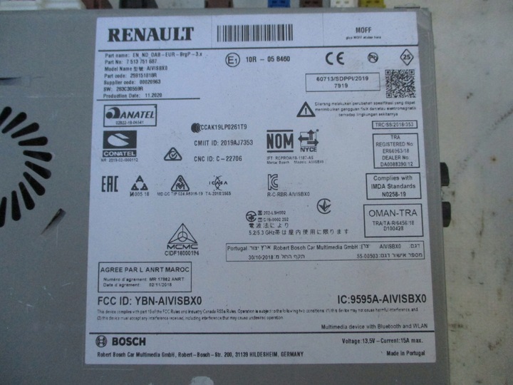 фото №9, Renault clio v радіо навігація tablet gps комплект