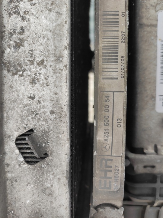 фото №7, Pas переднє комплект радіатор mercedes ml w164 3.0